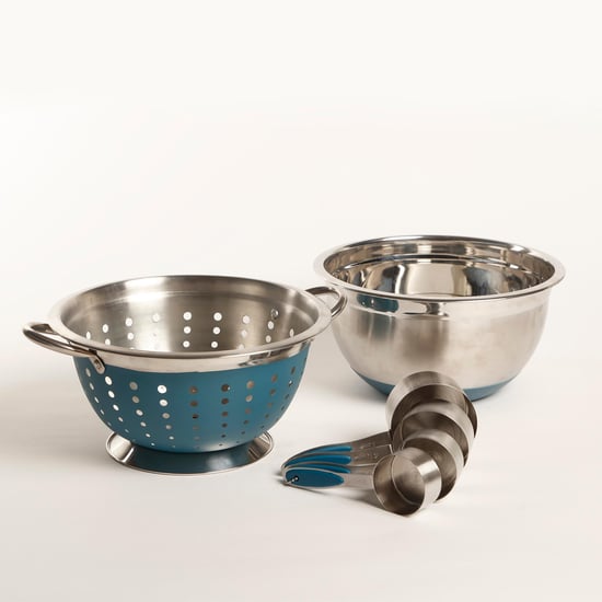 Food Icon Silver Stainless Steel Kitchen Accessories - Set of 6