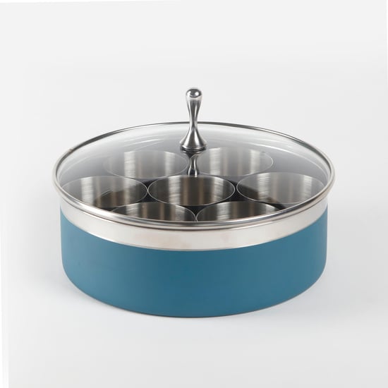 Food Icon Vanya Stainless Steel Spice Box with Lid