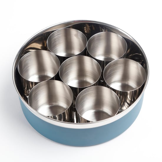 Food Icon Vanya Stainless Steel Spice Box with Lid