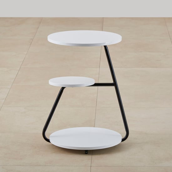 Polaris Fabric 2-Seater Tea Table Set - Grey