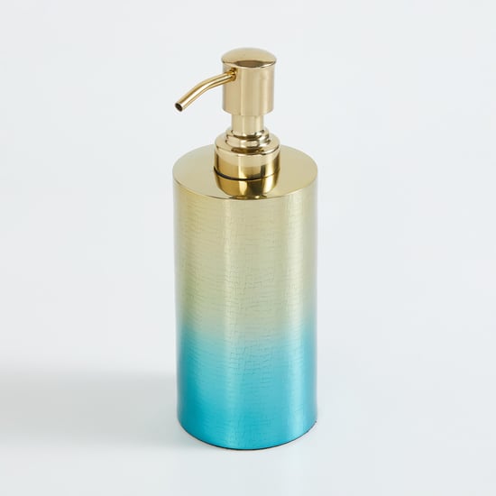 Panama Aurum Stainless Steel Soap Dispenser, Blue