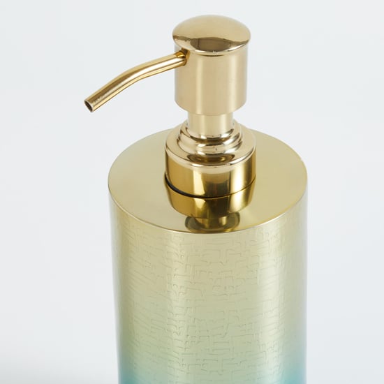 Panama Aurum Stainless Steel Soap Dispenser, Blue