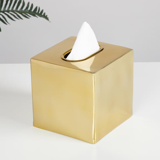 Panama Stainless Steel Tissue Box