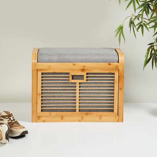 Omnia Utility Bamboo Storage Stool