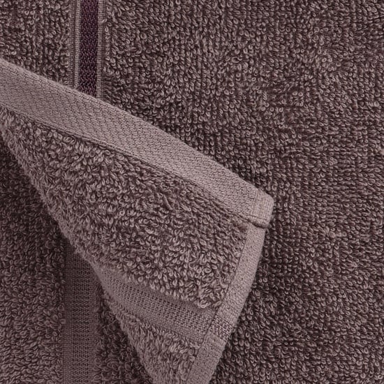 SPACES Atrium Brown Textured Cotton Bath Towel - 70x150cm