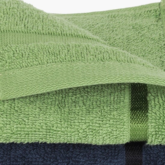 SPACES Atrium Multicolour Striped Cotton Face Towel - 30x30cm - Set of 8