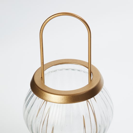 Modern Glass and Metal Lantern