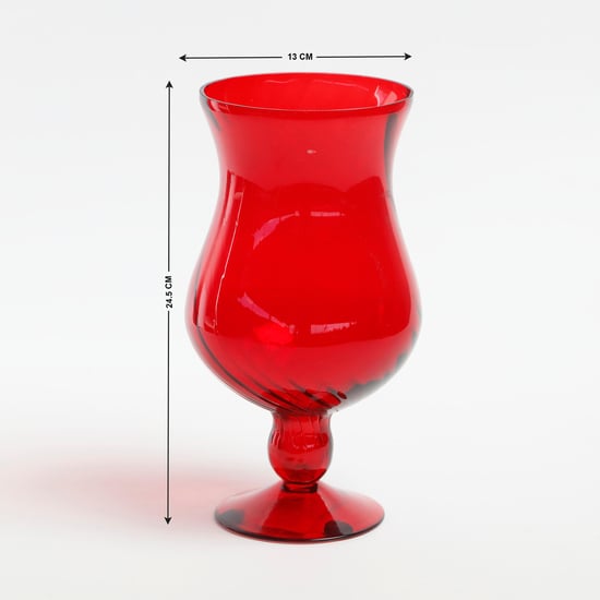 Raga Glass Floor Hurricane Candle Holder