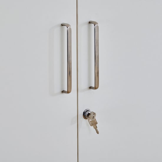 Helios Reynan NXT 3-Door Wardrobe - White