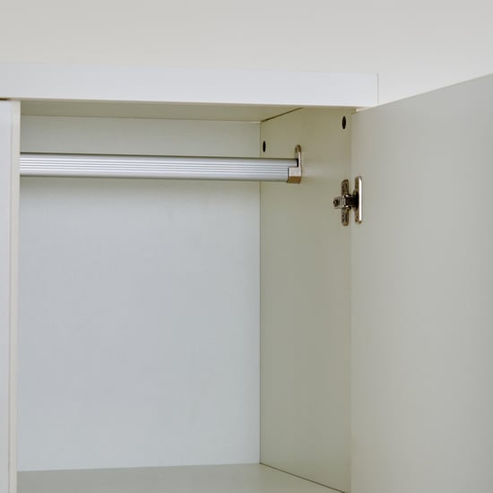 Helios Reynan NXT 3-Door Wardrobe - White