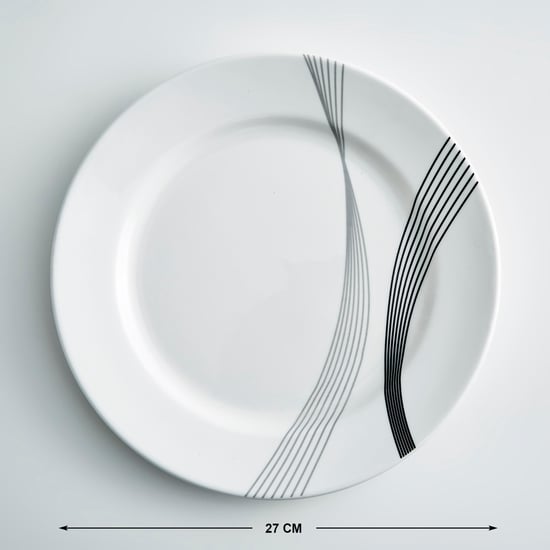 Lucas Bone China Printed Dinner Plate - 27cm
