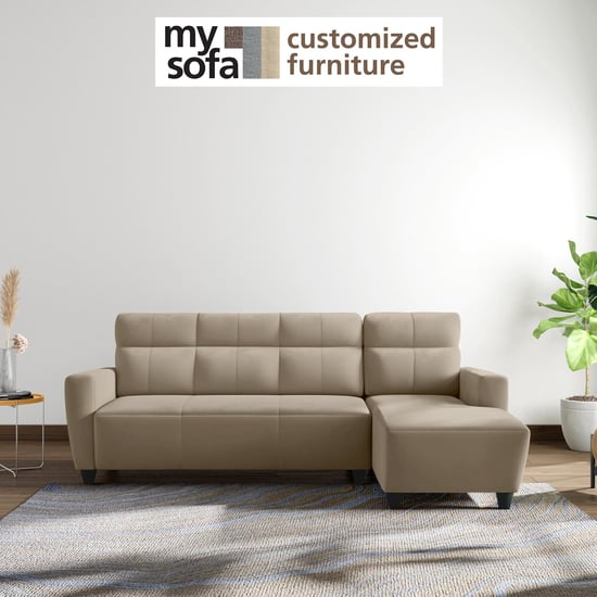 Emily Velvet 3-Seater Right Corner Sofa with Chaise - Customized Furniture