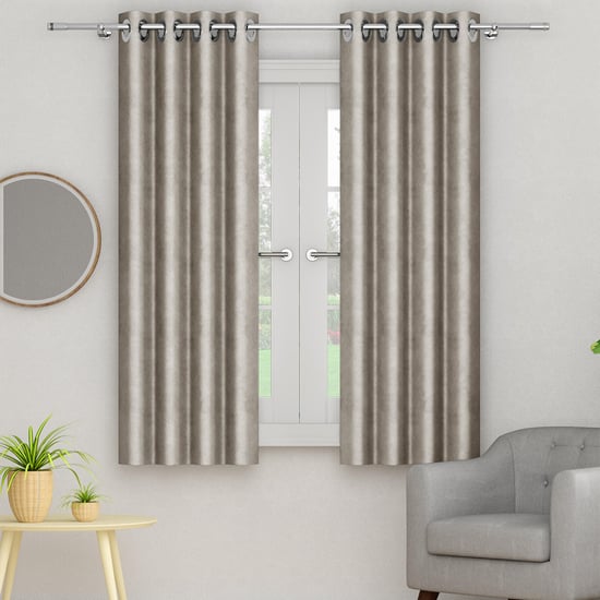 PORTICO Silken Velvet Window Curtain