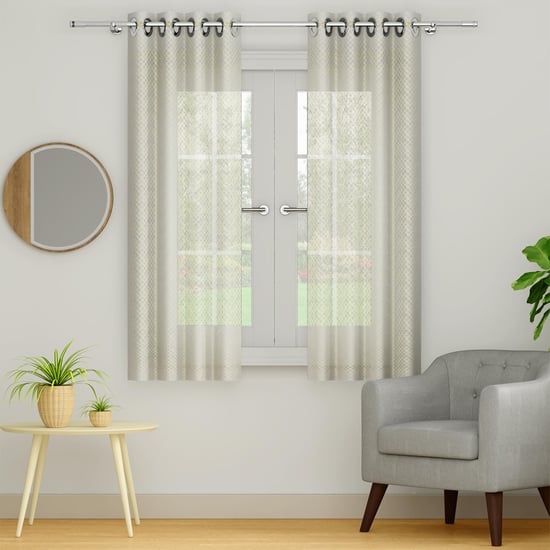 PORTICO Reflections Curtains Set of 2 Printed Window Curtains