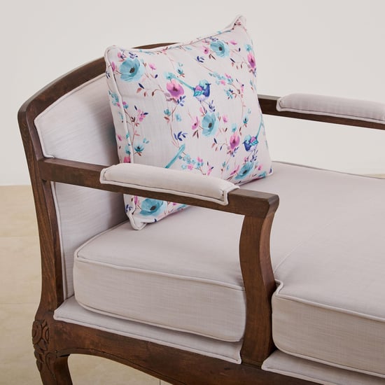 Victoria Fabric Chaise Lounge - Beige