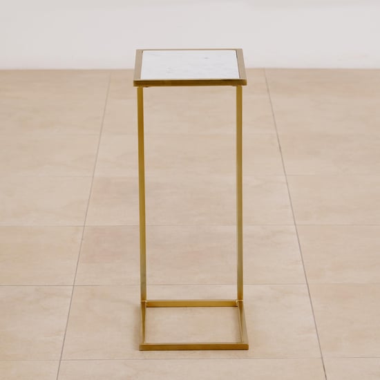 Martina Marble Top Cocktail Table - Gold