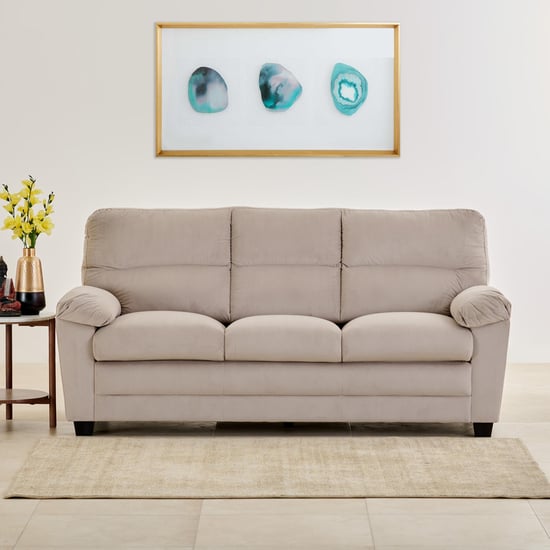 Helios Mojo Velvet 3+2 Seater Sofa Set - Greige