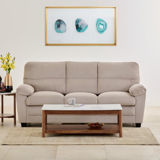 Helios Mojo Velvet 3+2 Seater Sofa Set - Greige