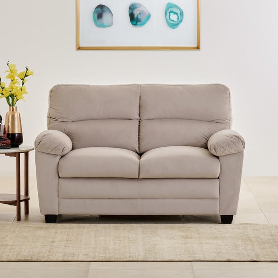 Helios Mojo Velvet 3+2 Seater Sofa Set - Greige