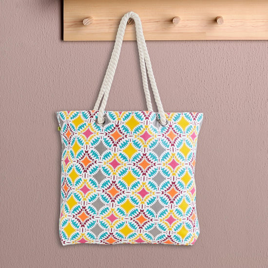 Minerals Abstract Printed Reusable Tote Bag - 38x50cm