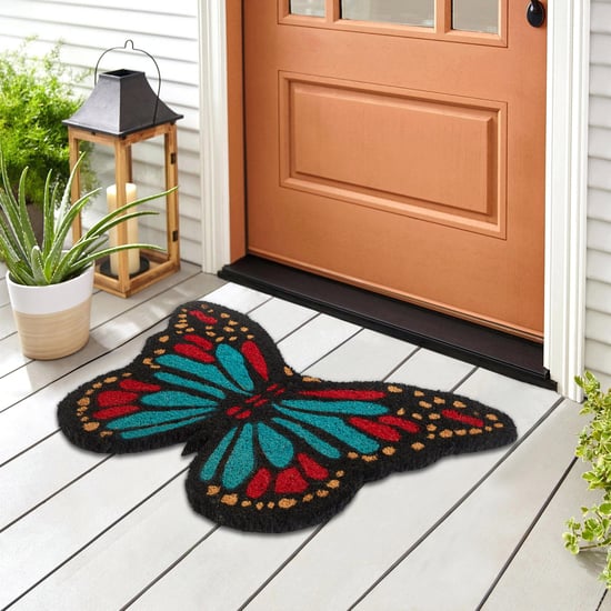 Radiance Coir Butterfly Printed Doormat - 40x60cm