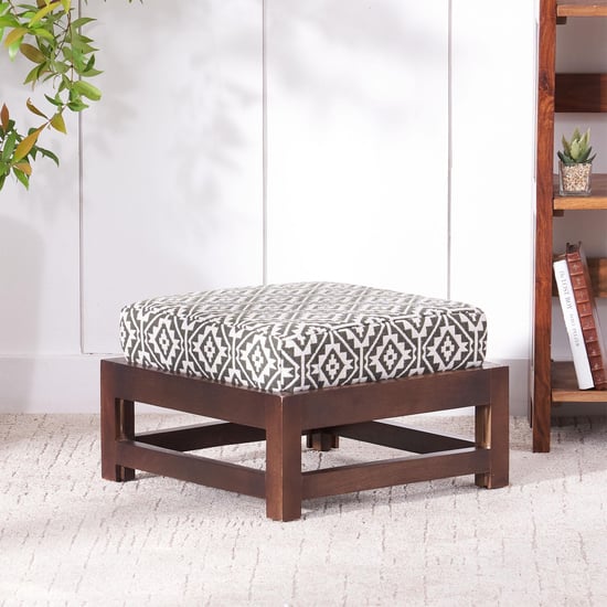 Aminah Mango Wood Stool - Brown