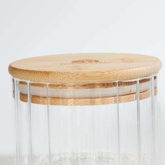 Spinel Glass Storage Canister with Bamboo Lid - 250ml