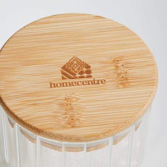 Spinel Glass Storage Canister with Bamboo Lid - 250ml