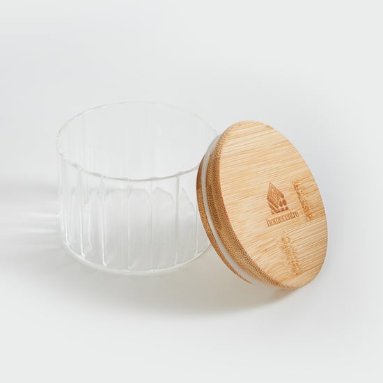 Spinel Glass Storage Canister with Bamboo Lid - 250ml