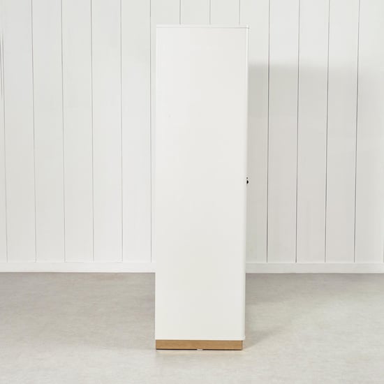 Vegas 4-Door Wardrobe with Mirror and Drawers - Grey