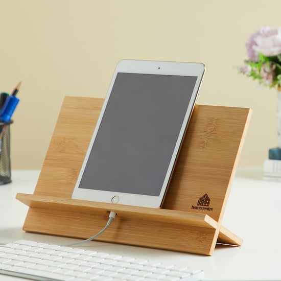 tablet stand bamboo cell phone holder Spinel Bamboo iPad and Tablet Holder