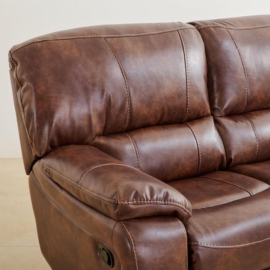 Harvey Nappa 2-Seater Recliner Brown Brown