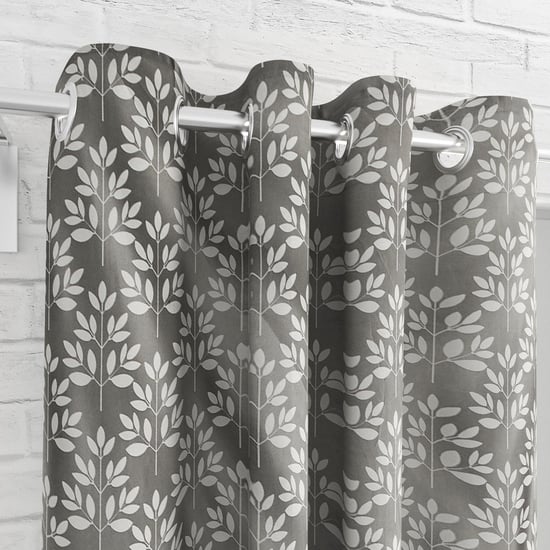 Everyday Essentials Vivian Set of 2 Printed Knit Blackout Door Curtains
