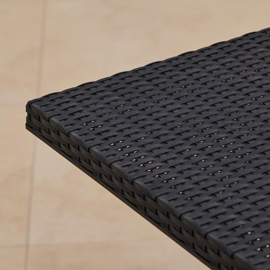 Rex Polypropylene Foldable 2-Seater Tea Set - Black