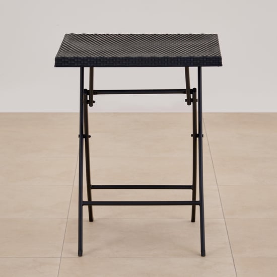 Rex Polypropylene Foldable 2-Seater Tea Set - Black