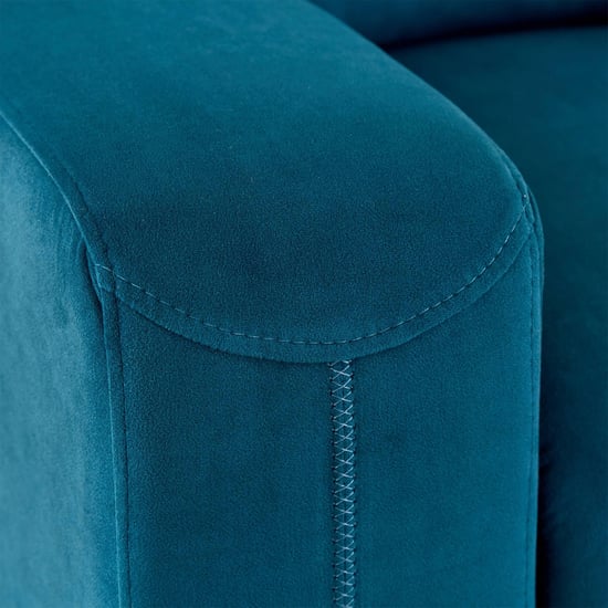 Quebec Velvet 3+2+1 Seater Sofa - Teal