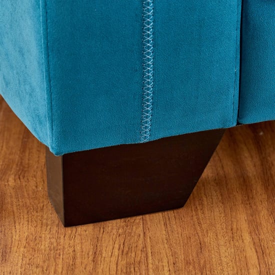 Quebec Velvet 3+2+1 Seater Sofa - Teal