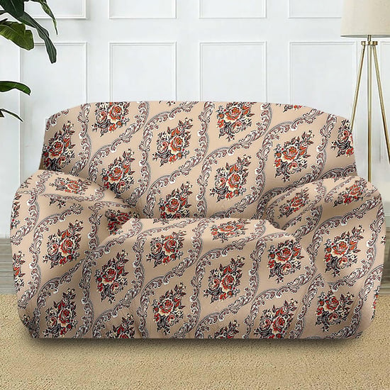 Helios Morgan Digital Printed 1-Seater Sofa Cover