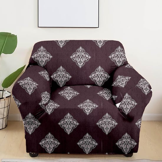 Helios Morgan Digital Printed 1-Seater Sofa Cover