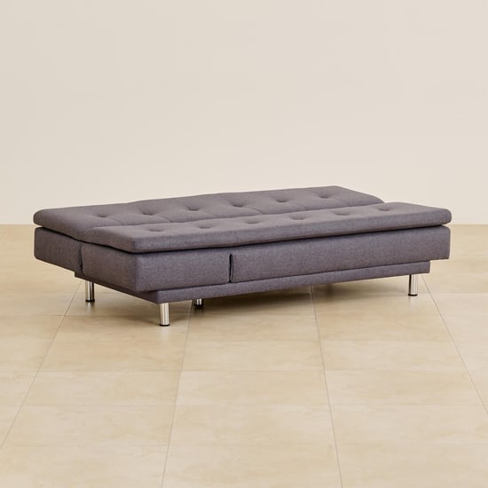 Claudia Fabric 3-Seater Sofa Bed - Grey