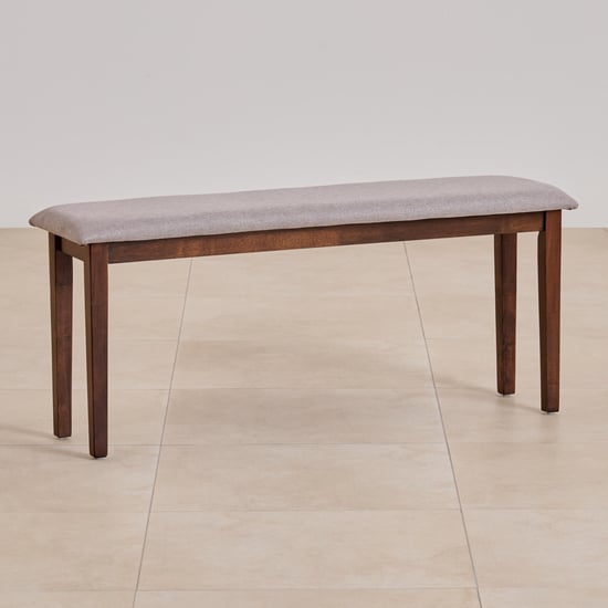 Helios Lia Solid Wood Dining Bench - Brown