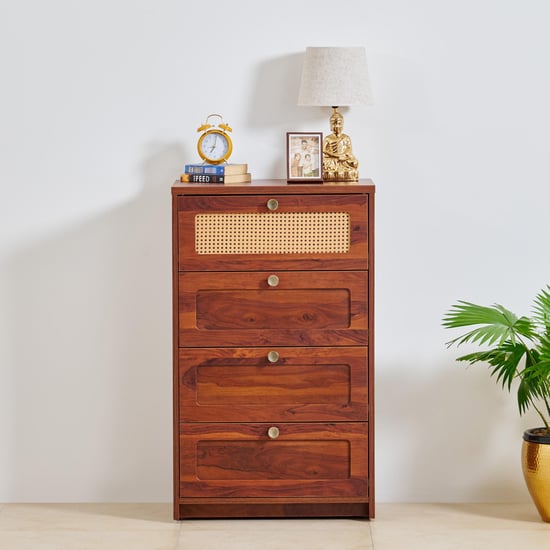 Elsa Chest of 4 Drawers - Brown