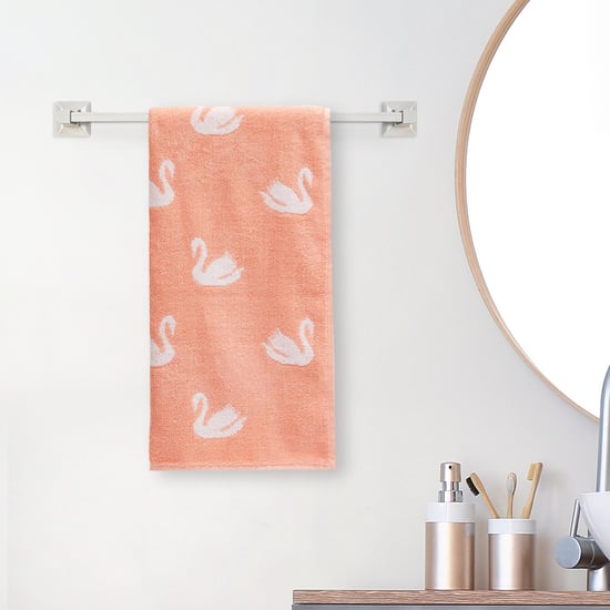 Slate Kids Cotton Swan Patterned Bath Towel - 120x60cm