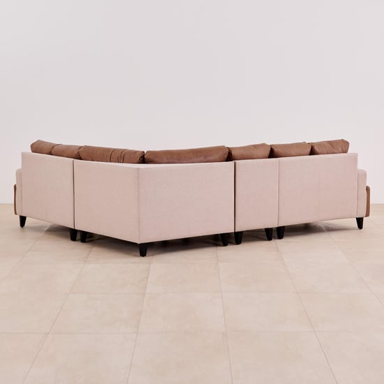 Antonio Fabric 2+1+1+2 Seater Sectional Sofa Set - Beige