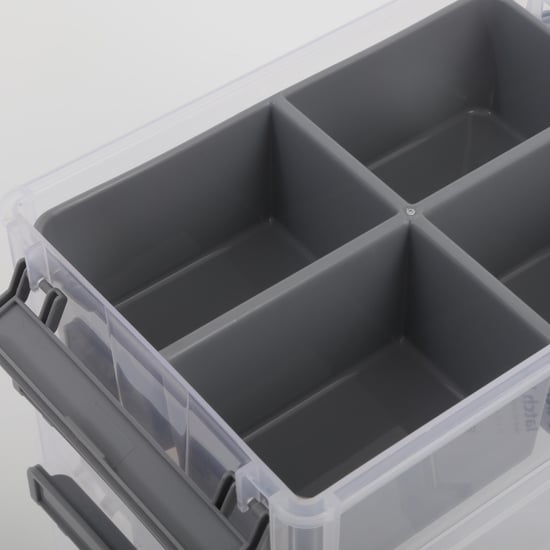 Regan Mallory Polypropylene 3-Tier Stackable Storage Box Set