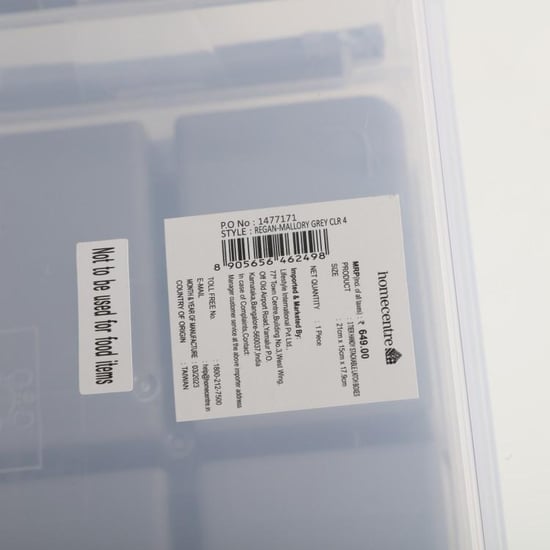 Regan Mallory Polypropylene 3-Tier Stackable Storage Box Set