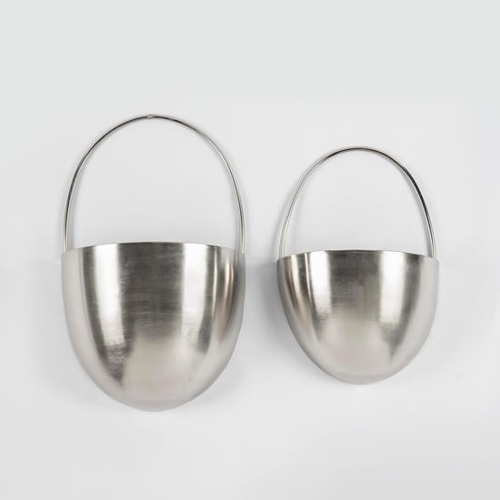 VEDAS Saira Set of 2 Metal Wall Planters