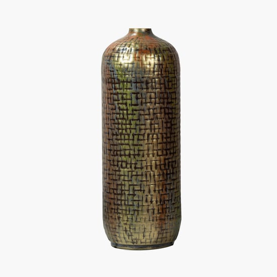 VEDAS Tupelo Metal Cylindrical Vase