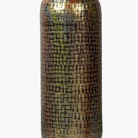 VEDAS Tupelo Metal Cylindrical Vase