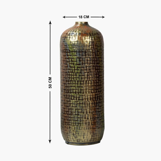 VEDAS Tupelo Metal Cylindrical Vase